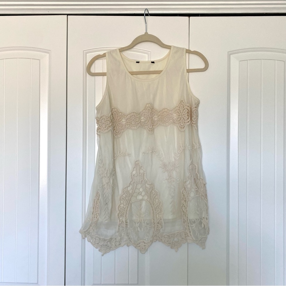 Elegant Lacey Tank